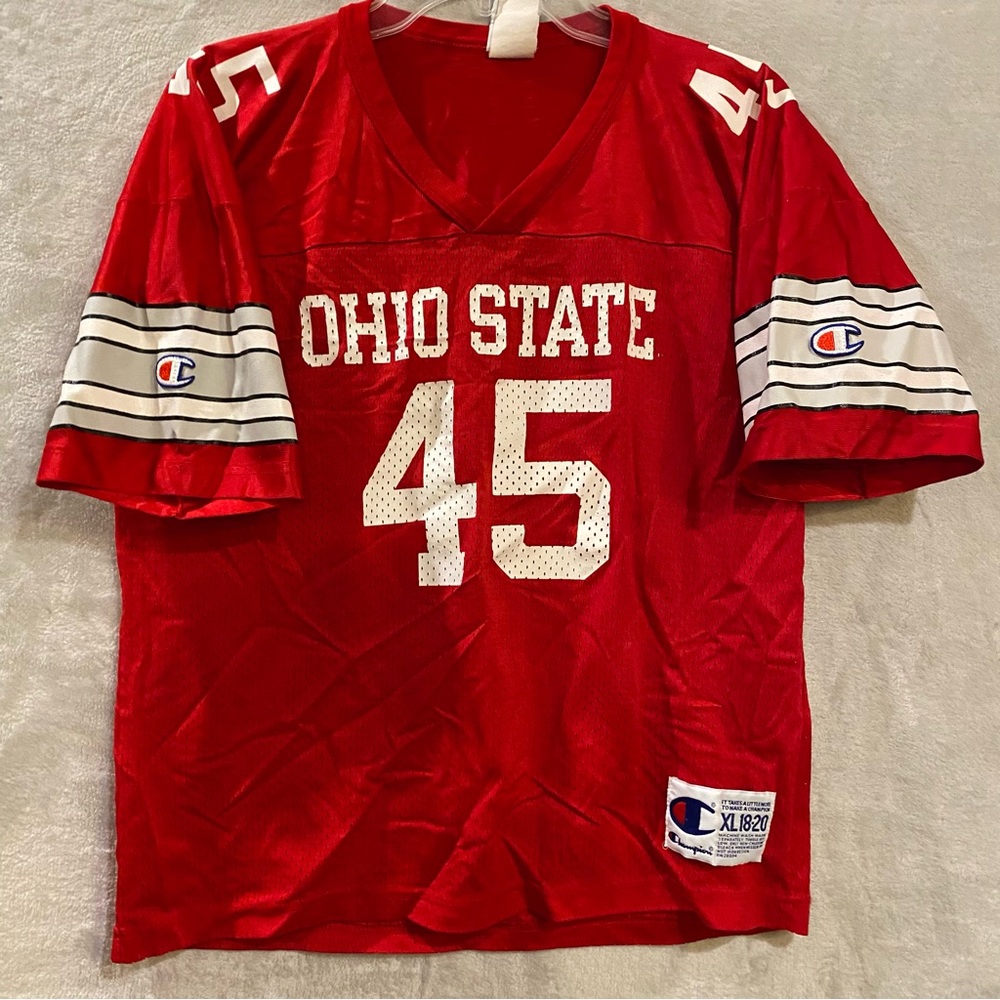 Ohio State Jersey Youth XL Champion #45 Spellout
OSU Buckeyes Football